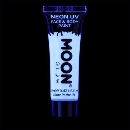 Tube Maquillage Blanc Fluo 12ml